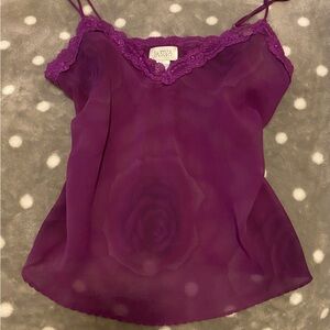 La Senza Purple Mesh Cami